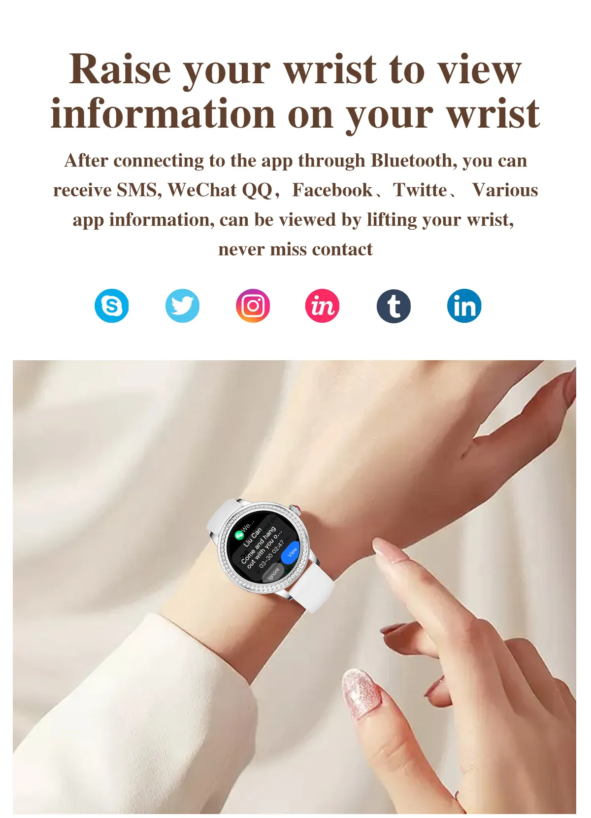 Fashion Lady's Smartwatch TK26
