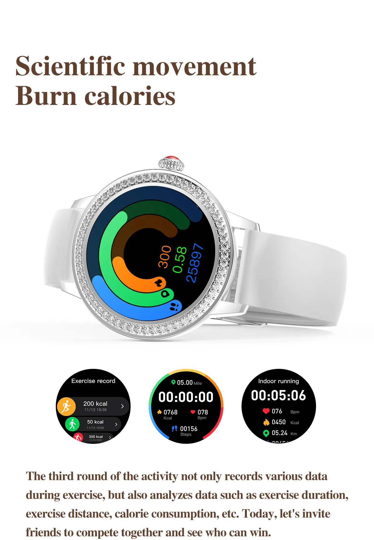 Fashion Lady's Smartwatch TK26