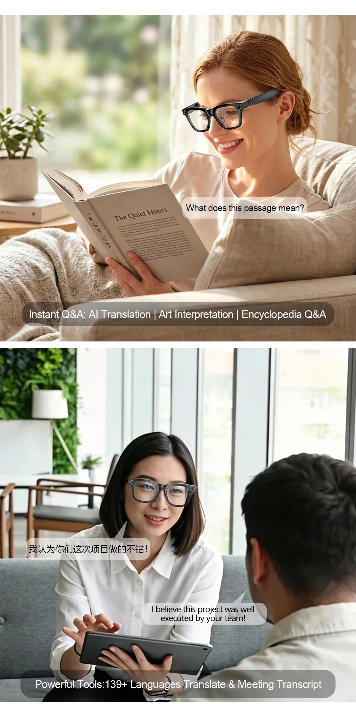 OLEVS Smart Glasses VERVE
