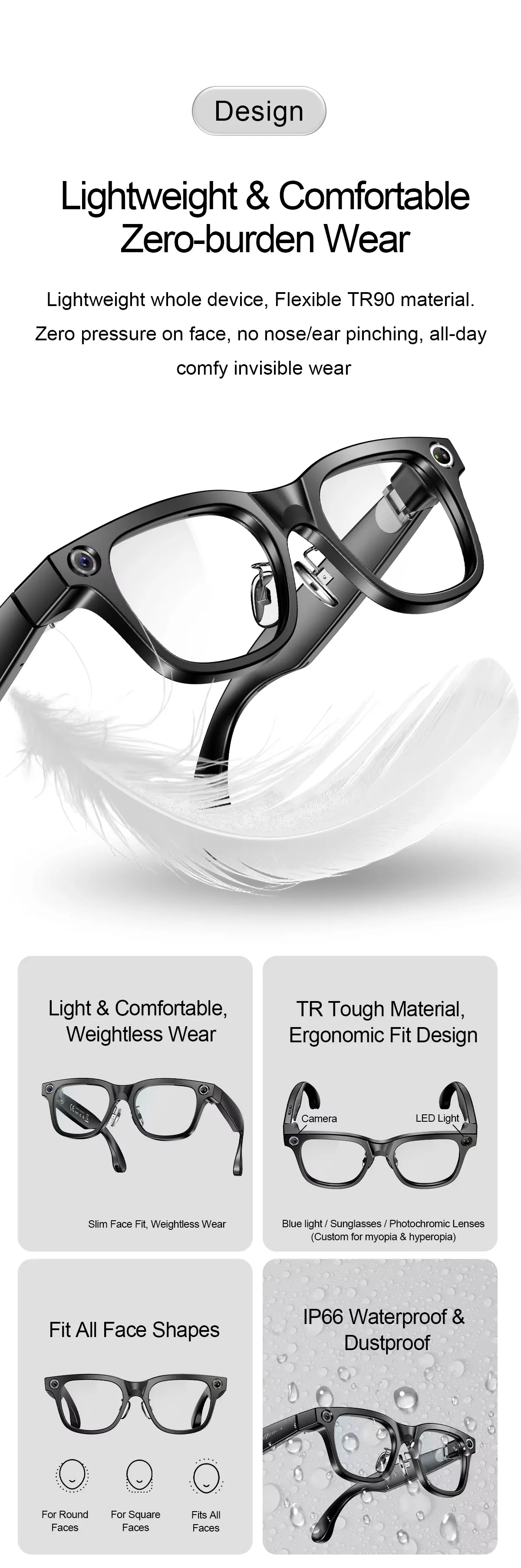 OLEVS Smart Glasses VERVE