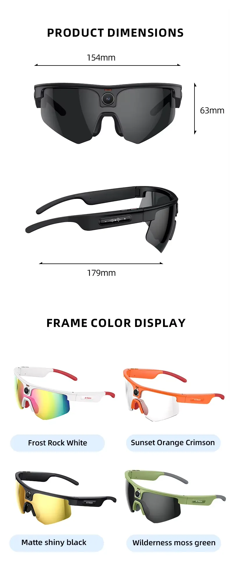 OLEVS Smart Glasses VISTA