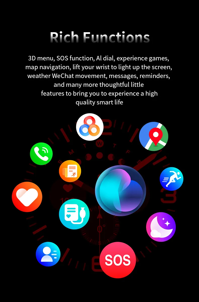 Olevs Smartwatch Ultra W7