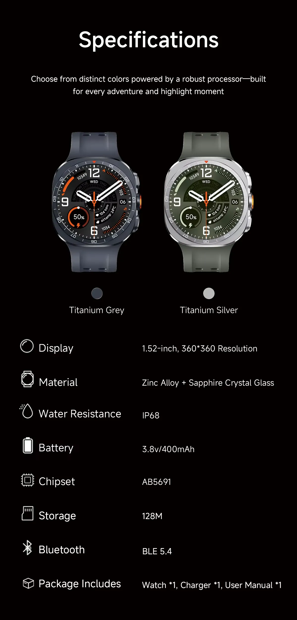 OLEVS Smartwatch W9