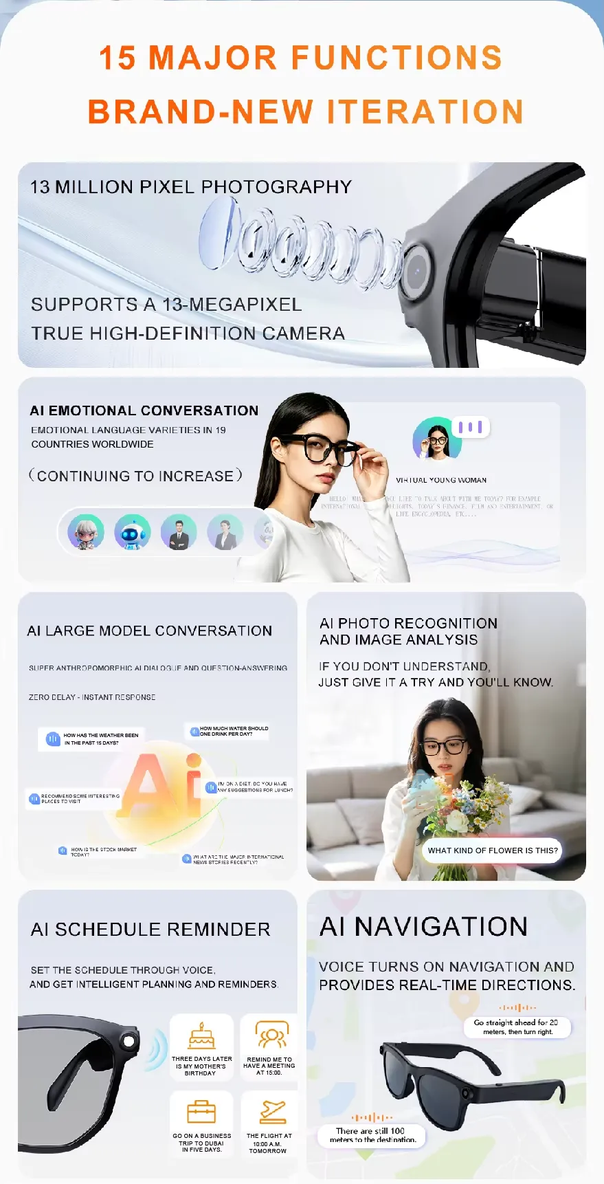 Olevs Smart Glasses WK106