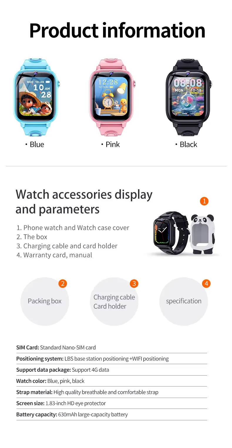 Olevs Kids Smartwatch Y82