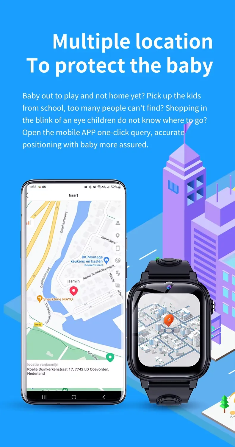 Olevs Kids Smartwatch Y82