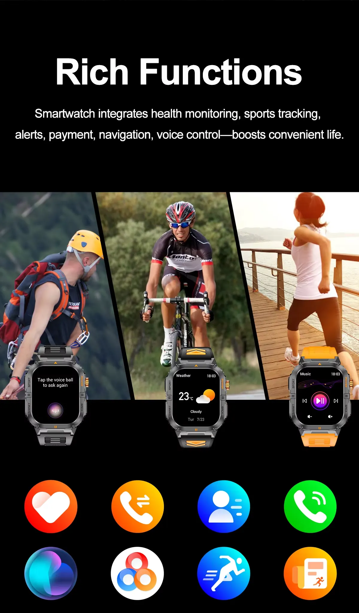 Olevs Smartwatch YK12