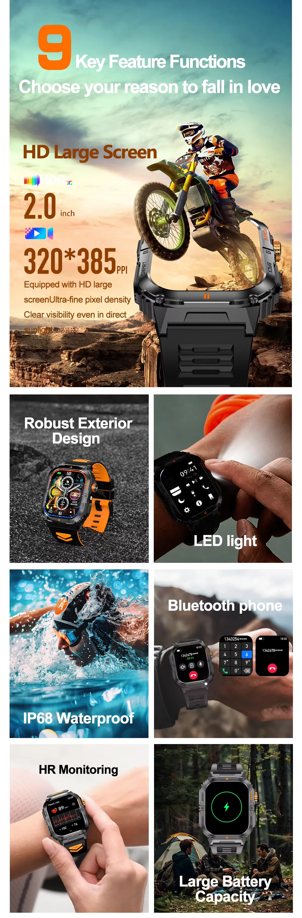 Olevs Smartwatch YK12