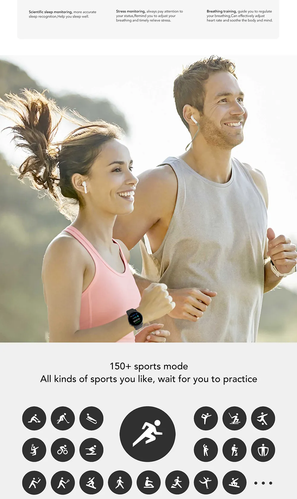 ECG Health Smartwatch ZL89