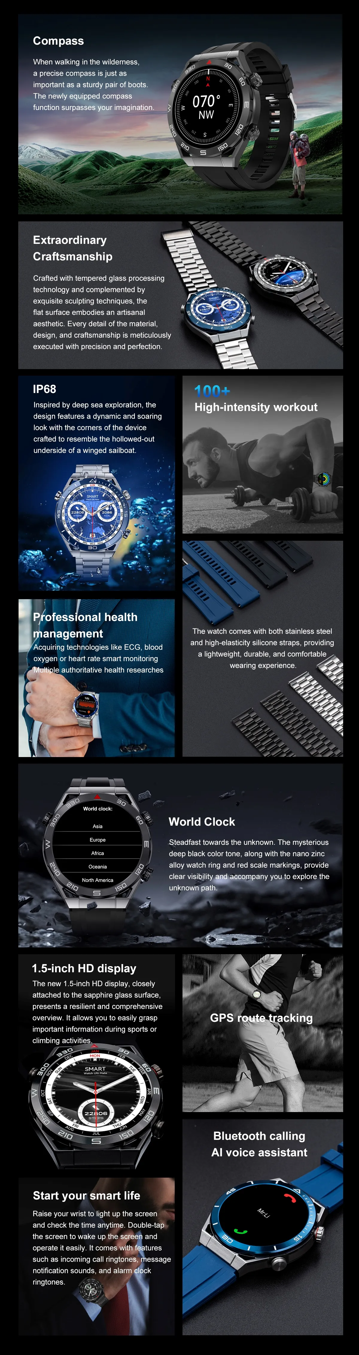 Health Smartwatch DT Ultramate