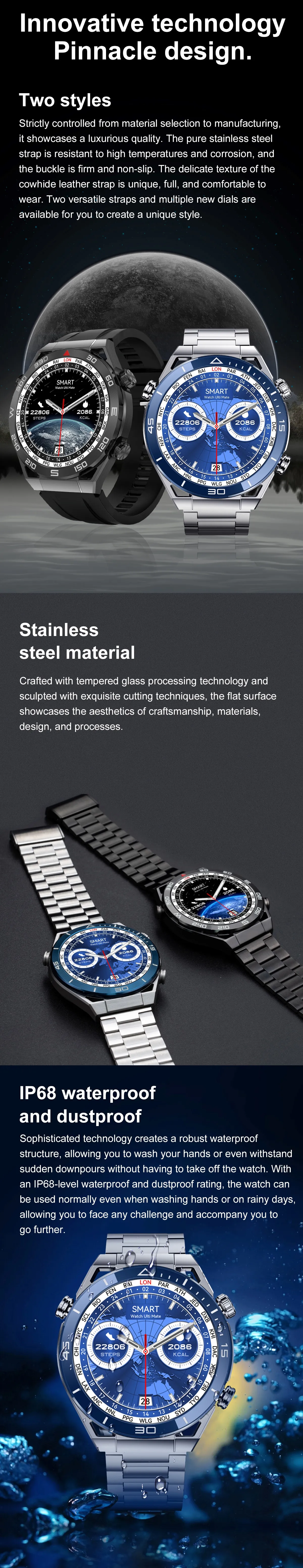 Health Smartwatch DT Ultramate