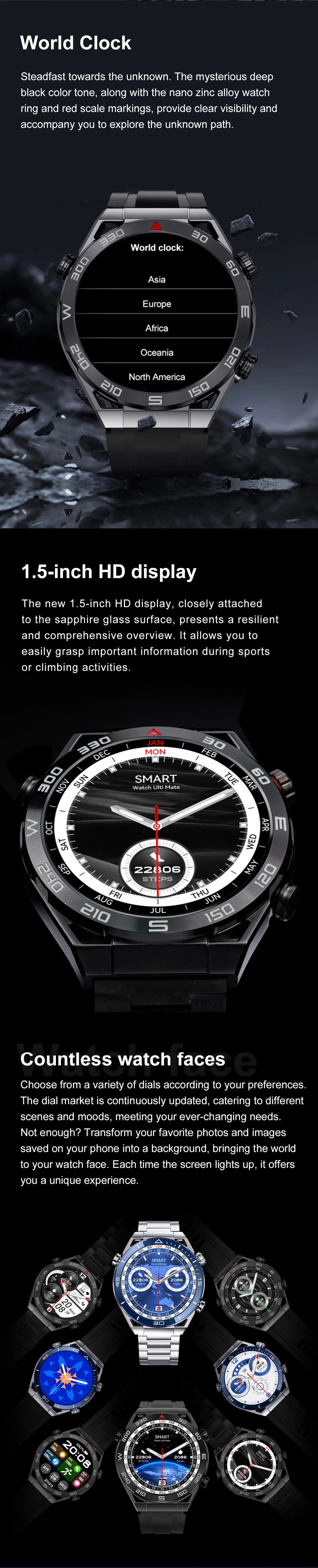 Health Smartwatch DT Ultramate