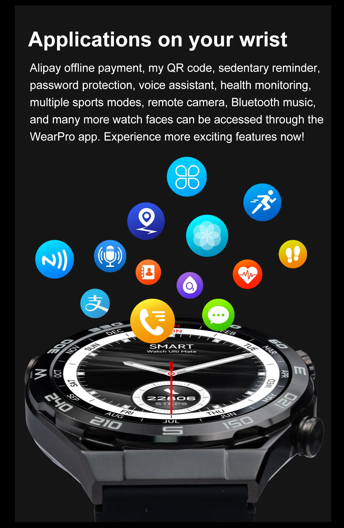 Health Smartwatch DT Ultramate