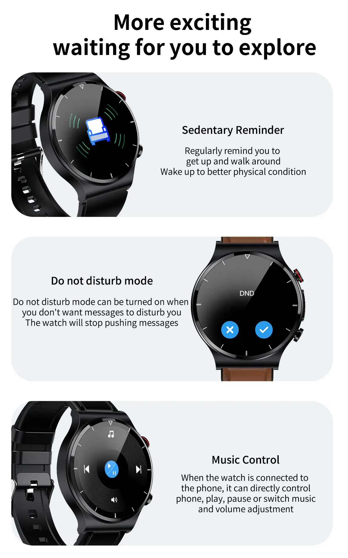 ECG Health Smartwatch E88