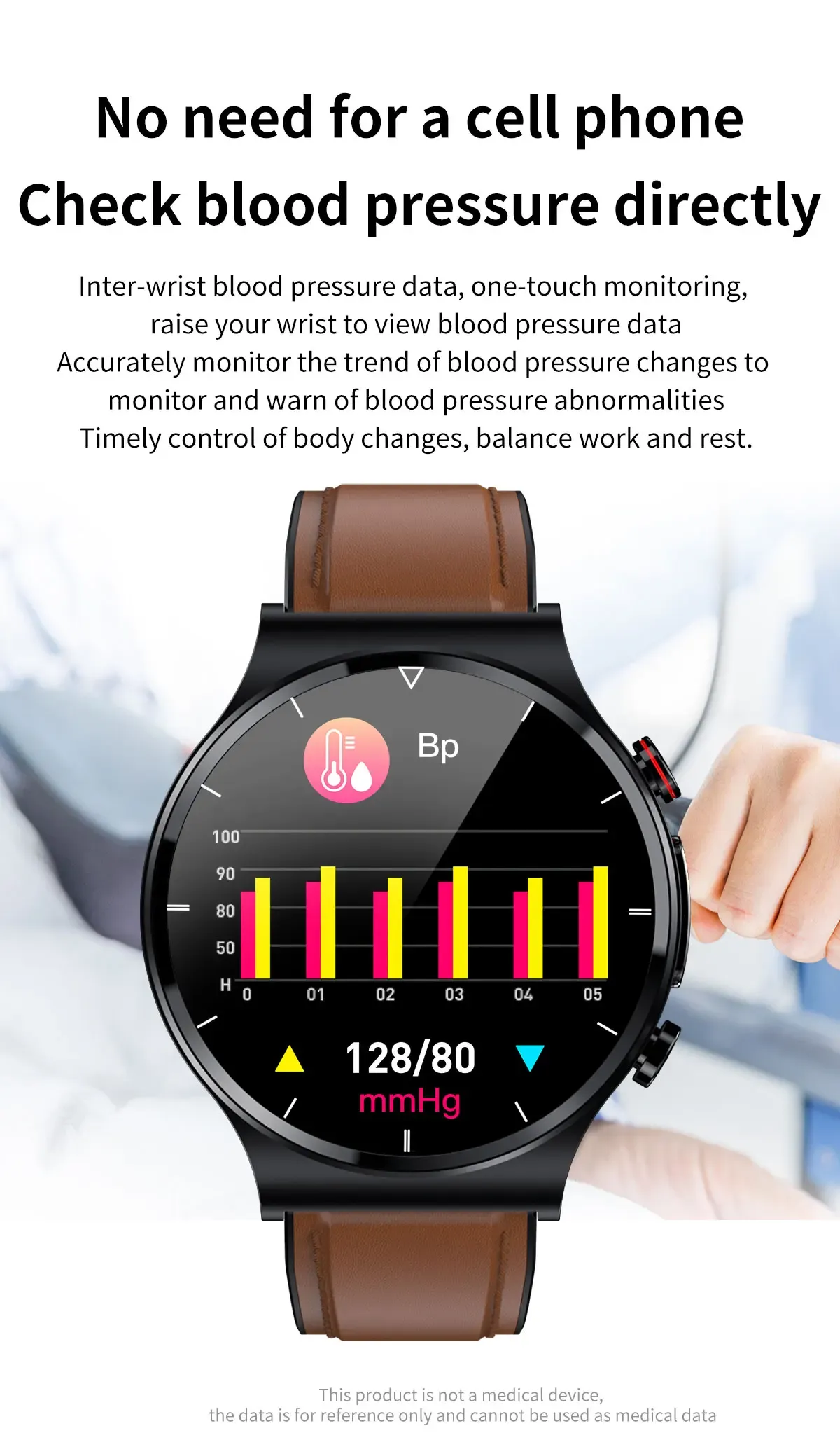 ECG Health Smartwatch E88