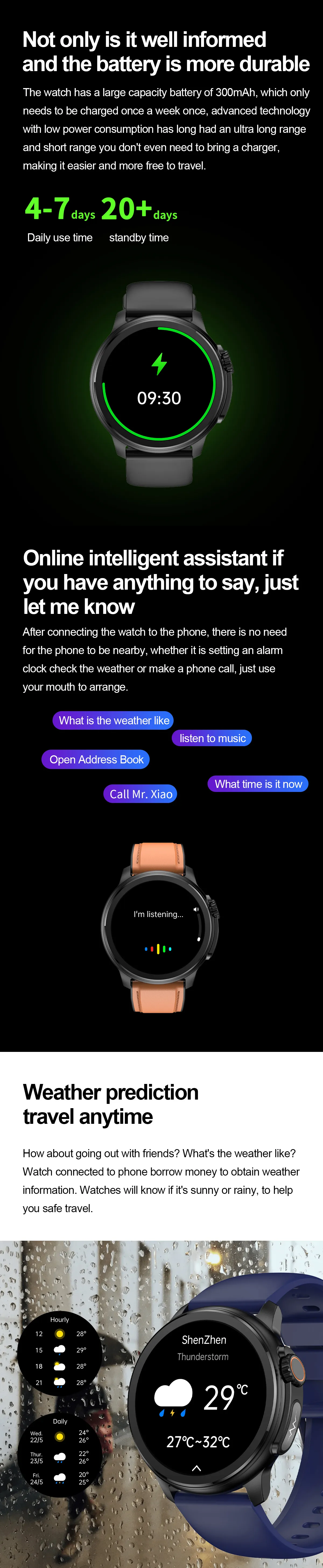 ECG Health Smartwatch ET481