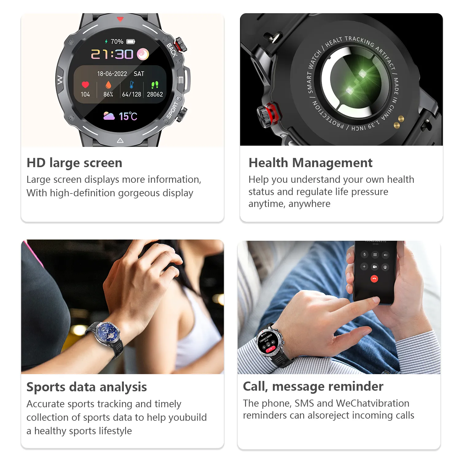 Health Smartwatch G102