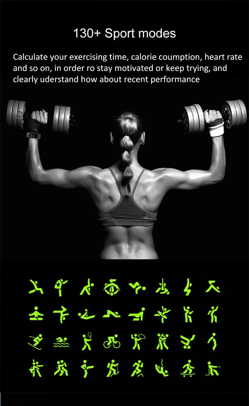 ECG Health Smartwatch H8