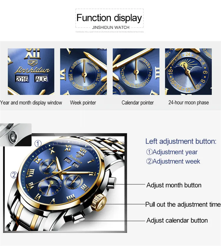 JSDUN Men's Watch 8718