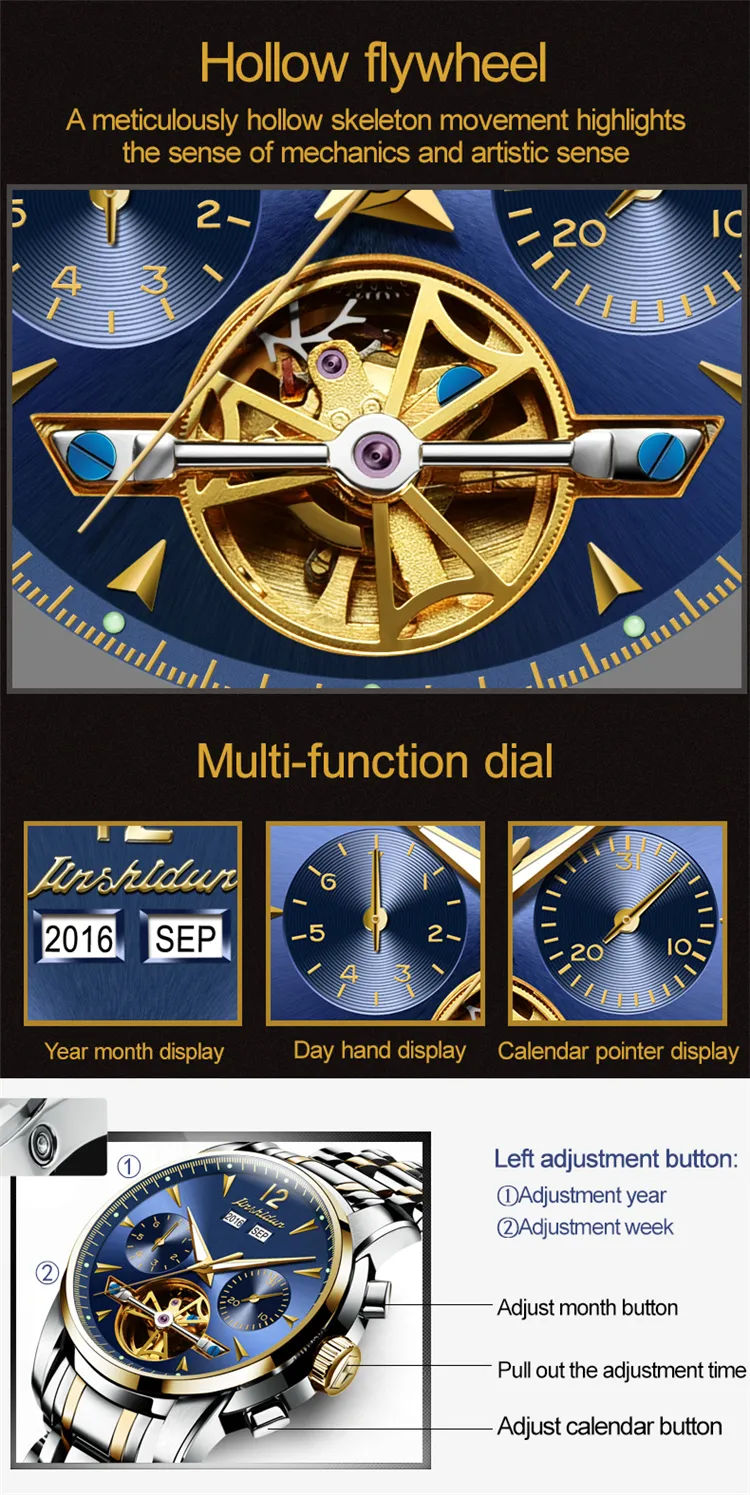 JSDUN Men's Watch 8738