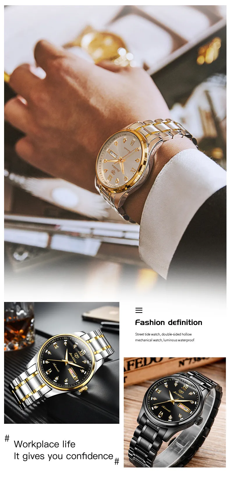 JSDUN Men's Watch 8738