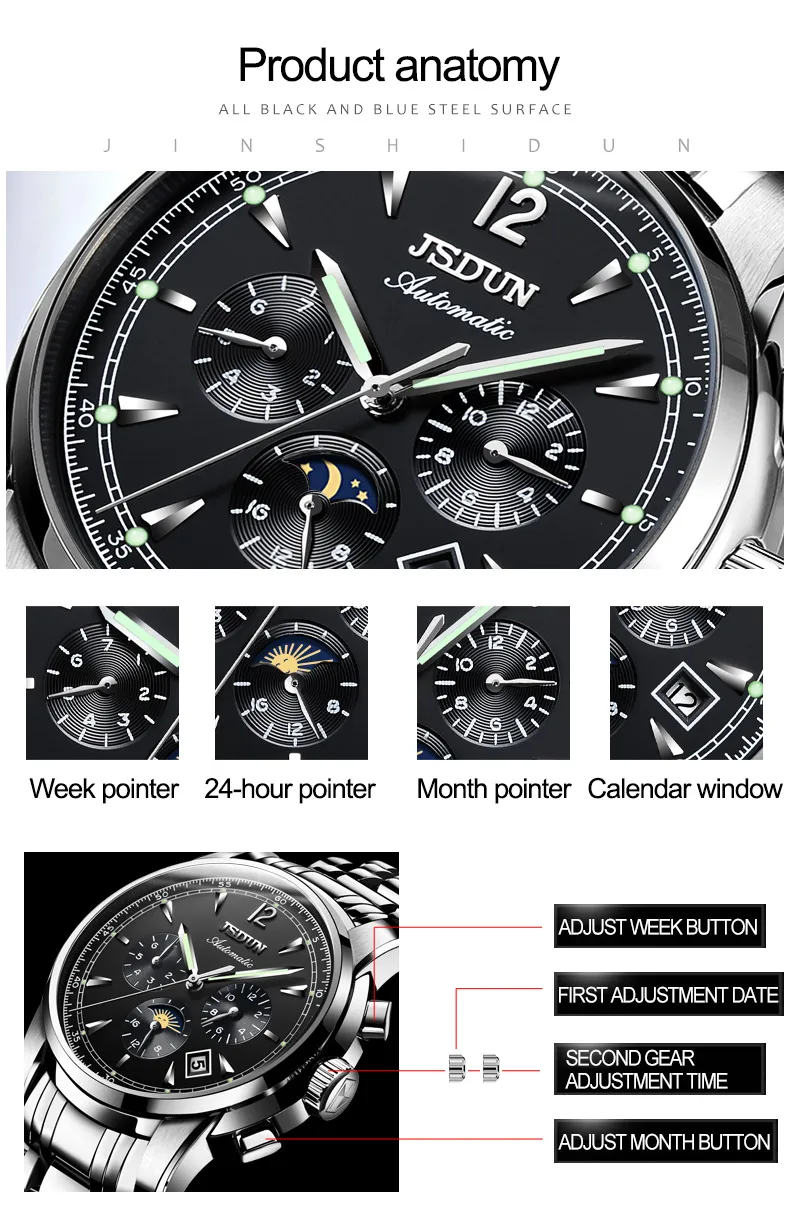 JSDUN Men's Watch 8750