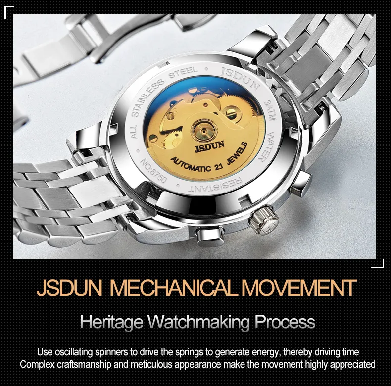 JSDUN Men's Watch 8750