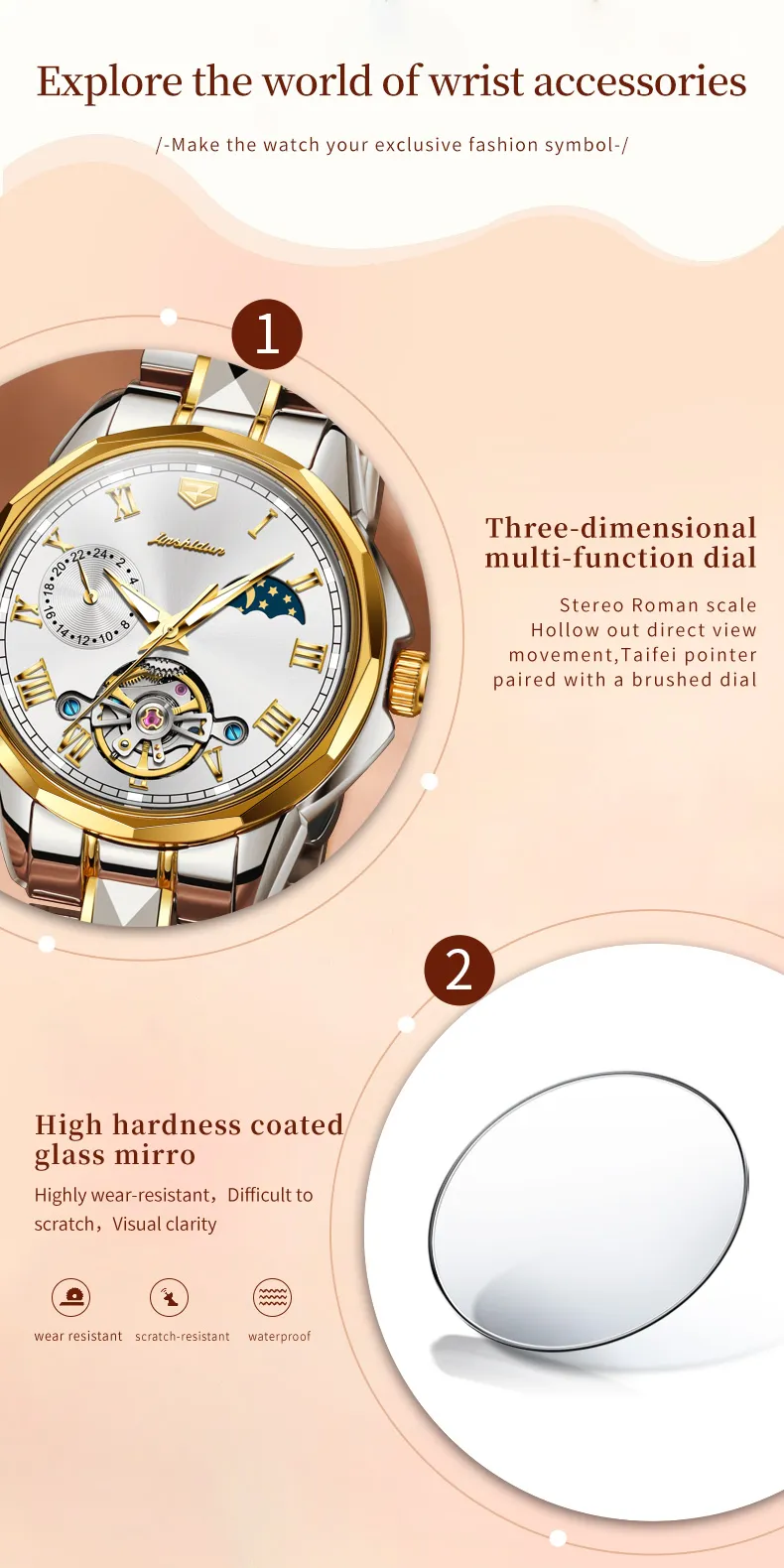 JSDUN Men's Watch 8937