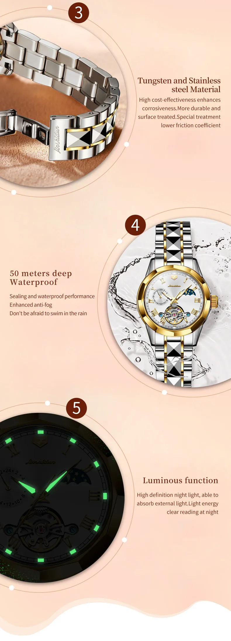 JSDUN Men's Watch 8937