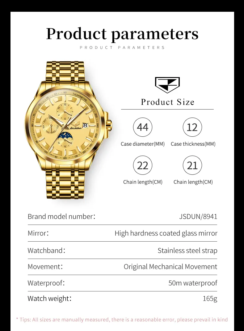 JSDUN Men's Watch 8941