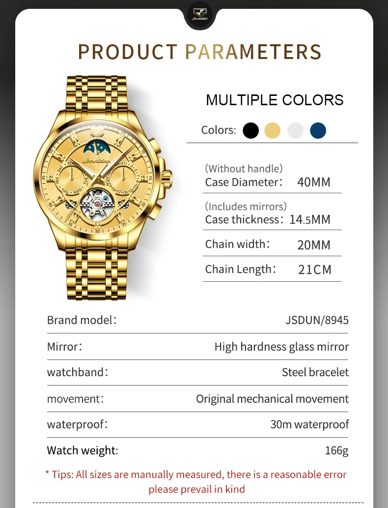 JSDUN Men's Watch 8945