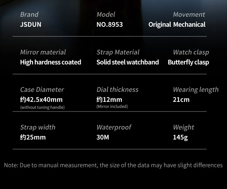 JSDUN Men's Watch 8953