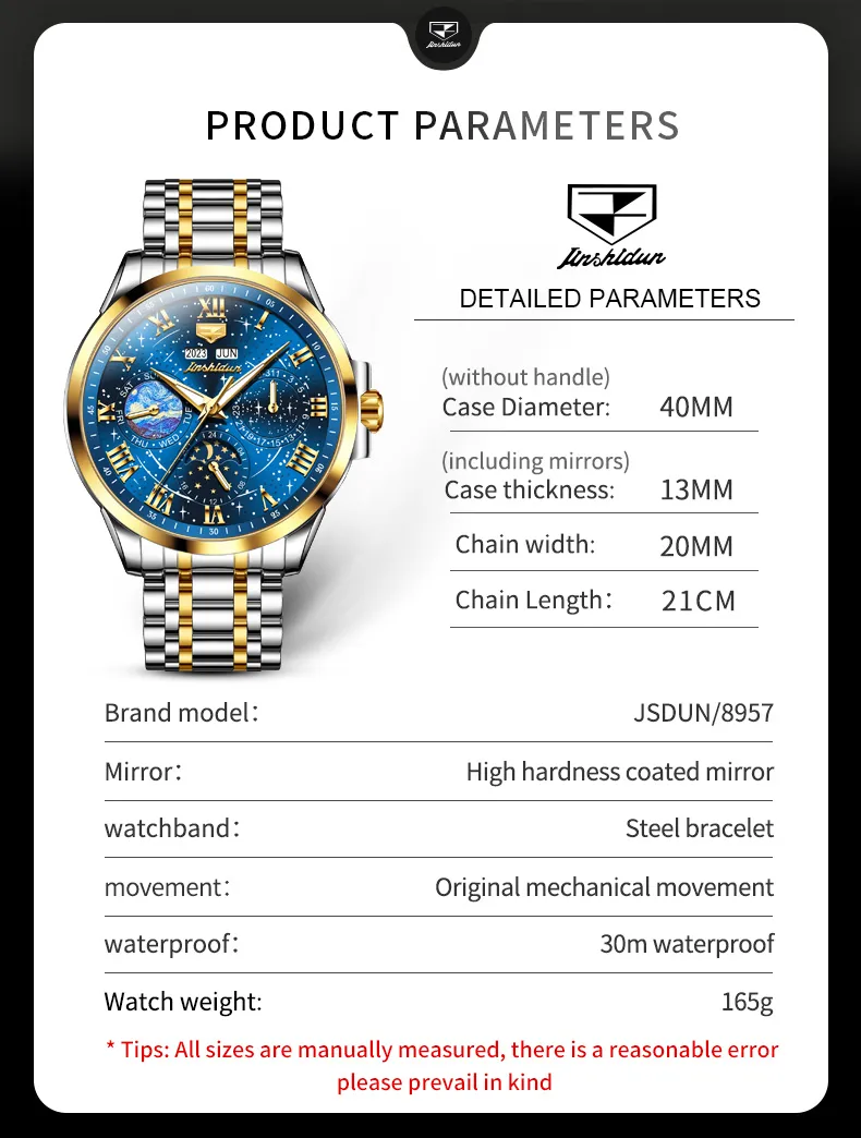 JSDUN Men's Watch 8957