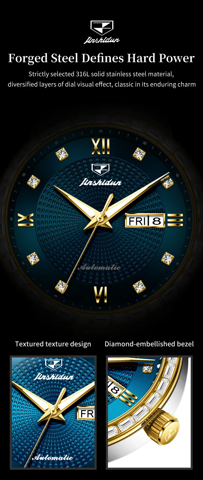 JSDUN Men's Watch 8959