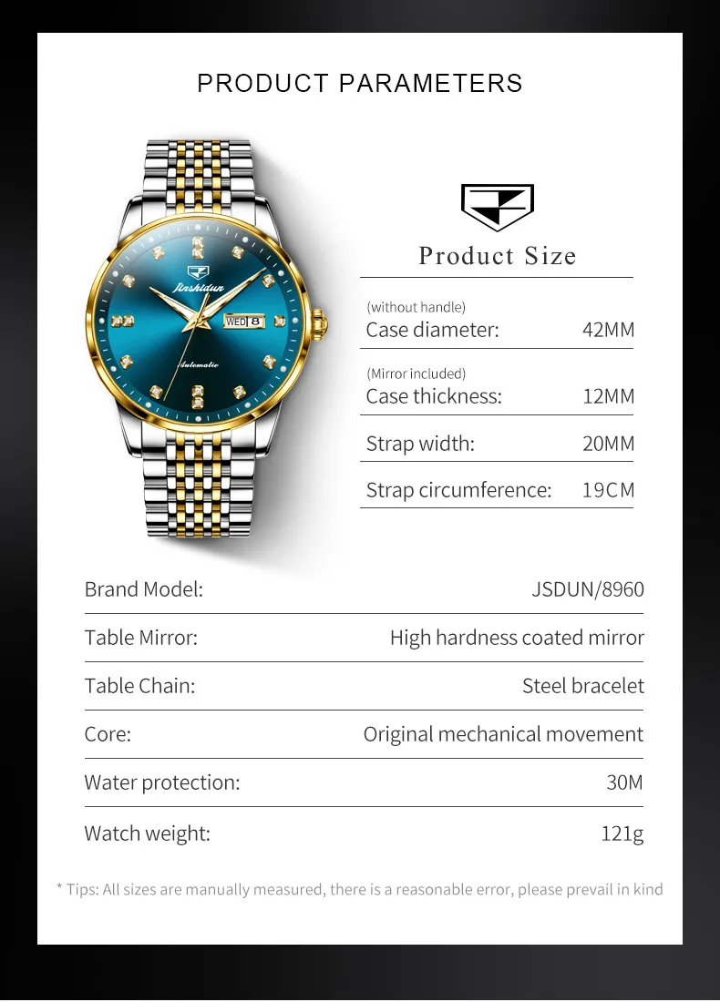 JSDUN Men's Watch 8960