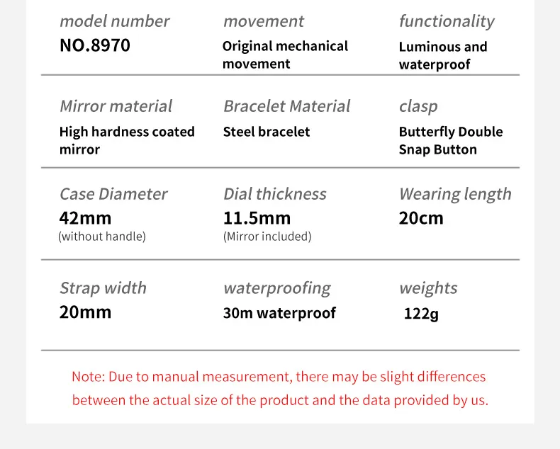 JSDUN Men's Watch 8970