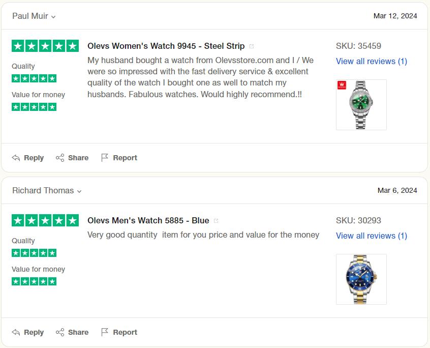 Olevs Men's Watch 6638