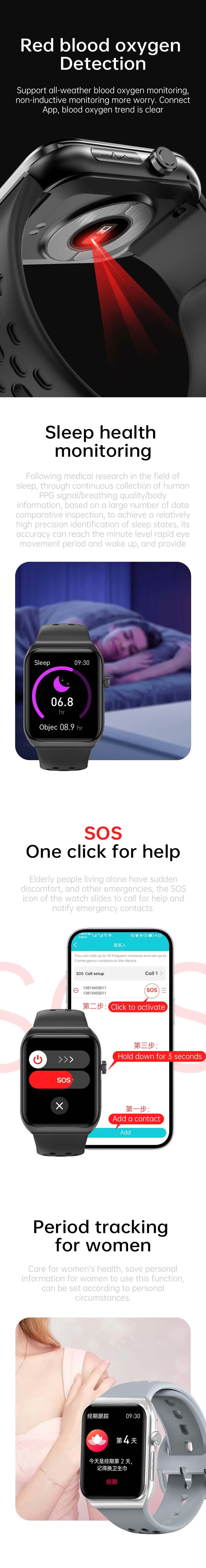 ECG Health Smartwatch VE30