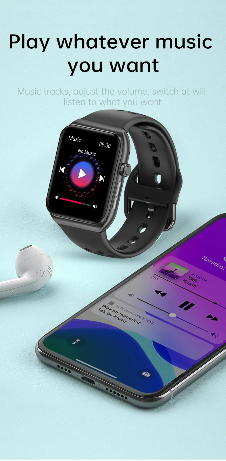 ECG Health Smartwatch VE30