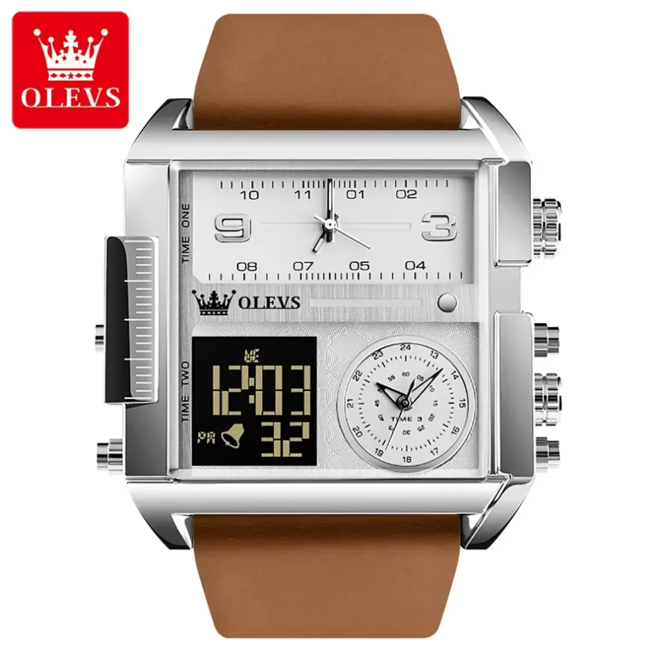 Olevs Men's Watch 1101 - Image 9