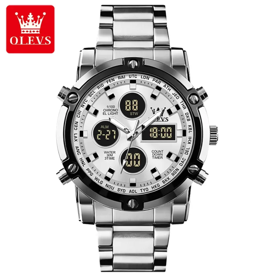 Olevs Men's Watch 1106 - Image 8