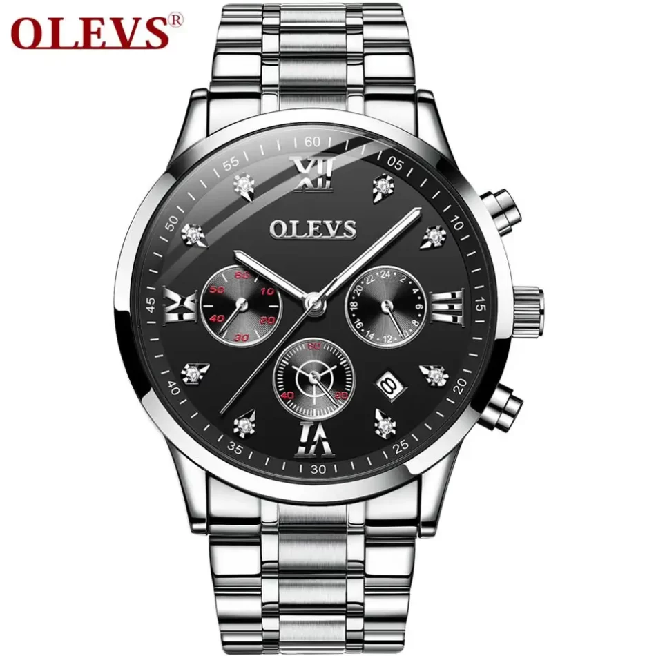 Olevs Men's Watch 2862 - Image 3