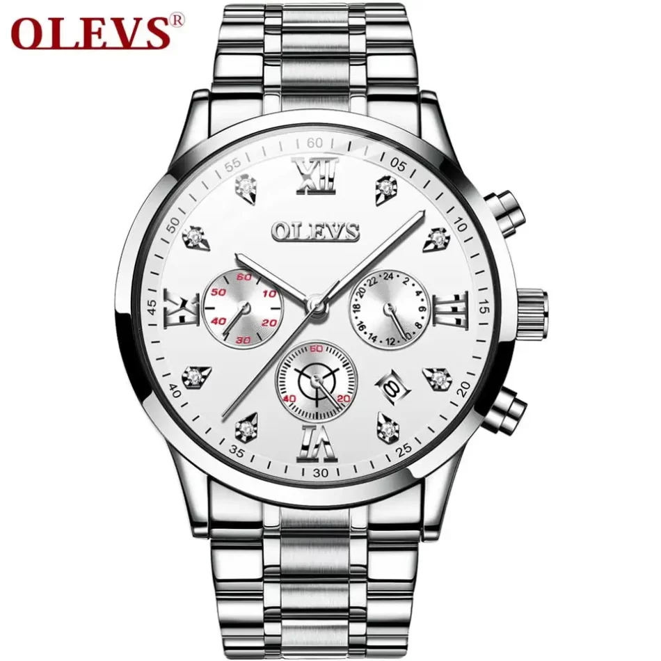 Olevs Men's Watch 2862 - Image 4