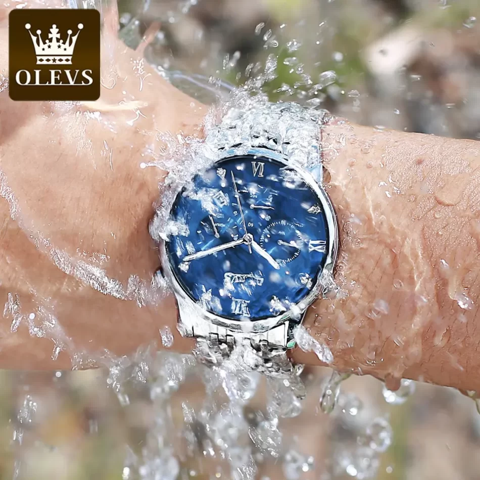 Olevs Men's Watch 2868 - Image 3