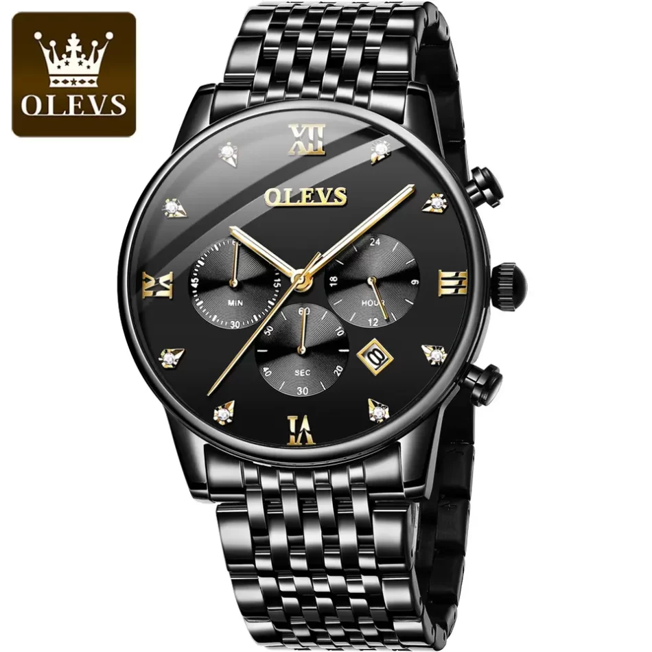 Olevs Men's Watch 2868 - Image 8