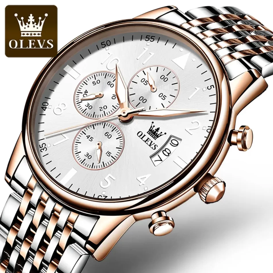 Olevs Men's Watch 2869 - Image 2