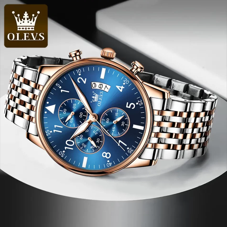 Olevs Men's Watch 2869 - Image 6