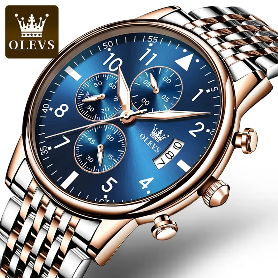 Olevs Men's Watch 2869 - Image 8