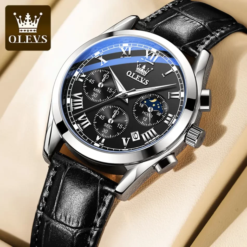 Olevs Men's Watch 2871 - Image 6