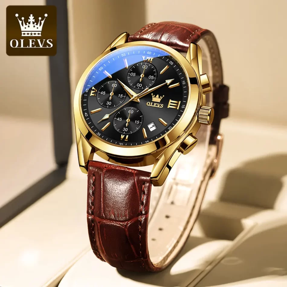 Olevs Men's Watch 2872 - Image 3